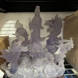 Guanyin Dragon Statue Collectible From China 
