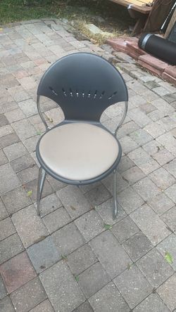 Modern Chair with Chrome Legs