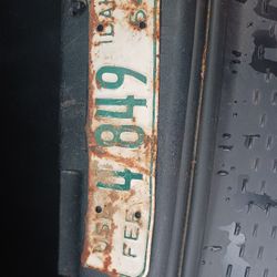Vintage Original Item IDAHO License Plate Topper 1964 