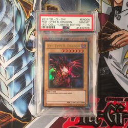 Yugioh Psa 10 Red Eyes B Dragon Lc01 