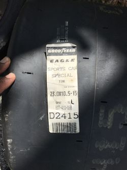 GOODYEAR ROAD RACING SLICKS