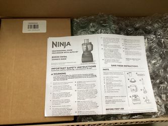 Restored Ninja BN601 Plus Food Processor 1000 Watts Autoiq, Chop