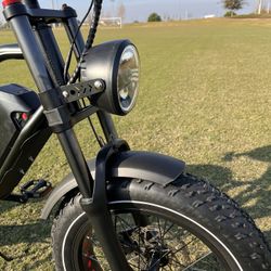 FREE DELIVERY/TAX INCLUDED ✅ NEW 1000W Electric Chopper Retro/34mph⚡️70’s Style Ebike Hydraulic Brakes (Full Suspension) 80 Mile Range (Black)