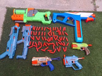 NERF GUNS And BULLETS