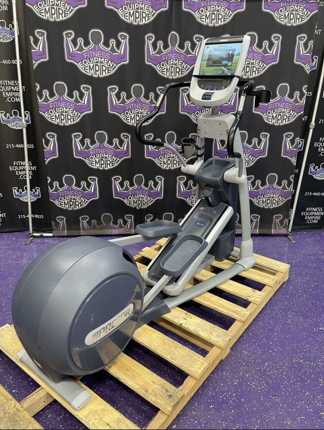 Commercial Grade Precor EFX 883 Elliptical With P80 Touchscreen