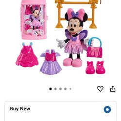 Disney Junior Minnie Mouse Ballerina Doll And Playset
