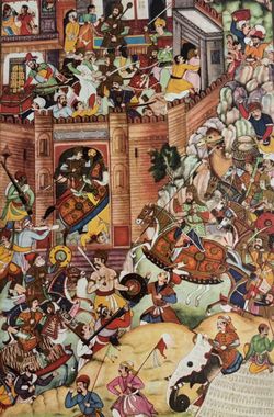 JAMI’ AL-TAVARIKH Original 1950’s Vintage Fine Art Print Antique Persia Persian Collectible Poster Italy Printed Ephemera HILLCREST