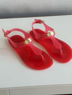 Michael Kors Gelly Sandals Size 5 Gently Used