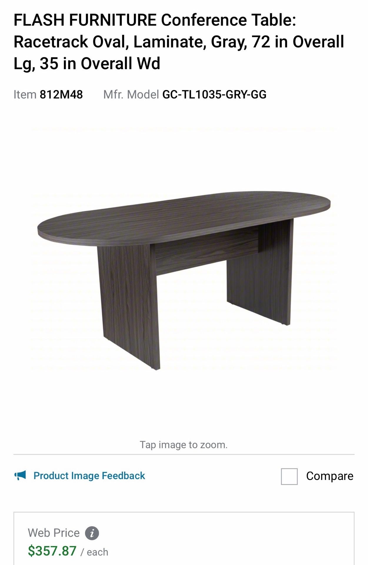 New conference table