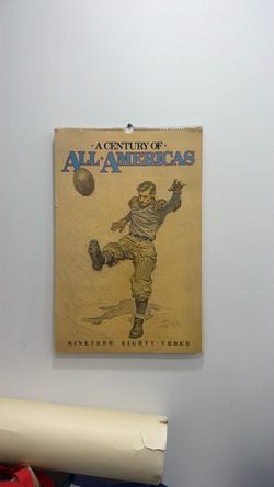 Vintage Century of All-Americas 1983 Calendar