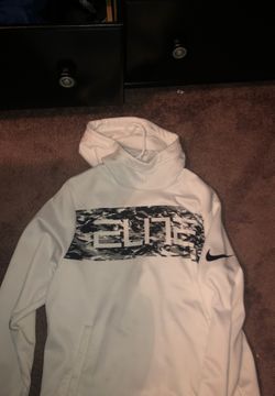 white nike workout jacket size small