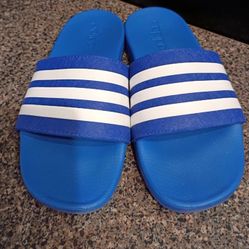 Adidas Comfort Blue Slides