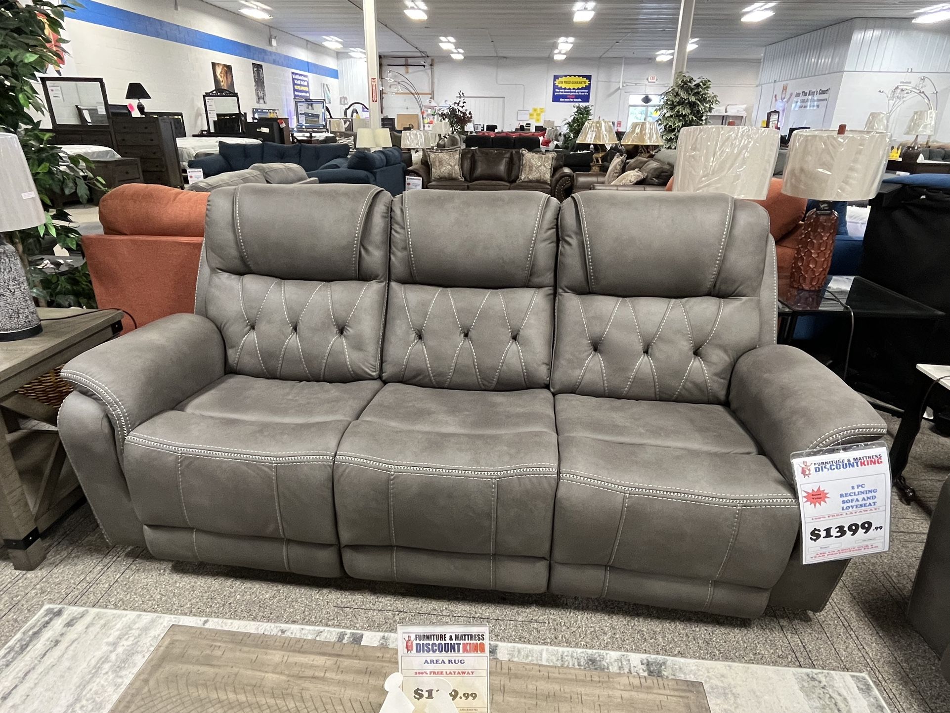 Double Reclining Sofa