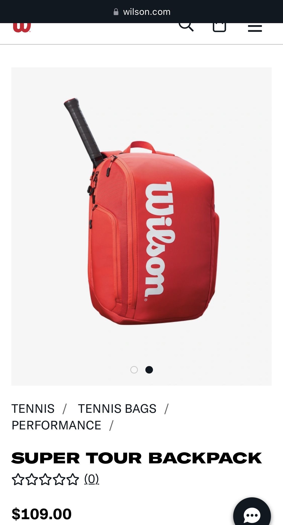 NEW WILSON TENNIS SUPER TOUR BACKPACK