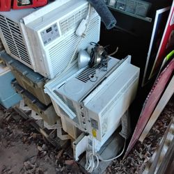 Several 110 Volt A/C Window Units.