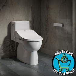 Kohler PureWash E880 Elongated Bidet Toilet Seat w/ Remote Control