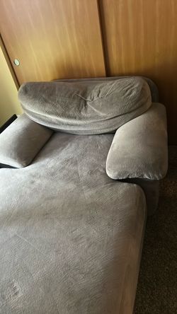 Gray Fabric Couch Set
