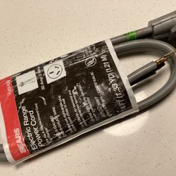 Electric Oven/Stove PowerCord Plug *Brand New* Craftsman #49492  50 Amp 3 Wire 4 Feet Long   