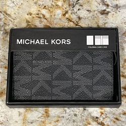 AUTHENTIC MICHAEL KORS FOLDING CARD CASE WALLET