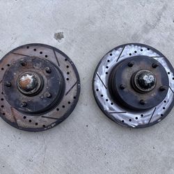 Chevy Drilled And Slotted Rotors