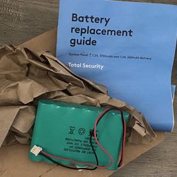 Battery Only *7.2V, 3700 mAh, 600 mAh•for ADT Security System Panel