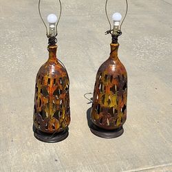 Mid century modern  lamps
