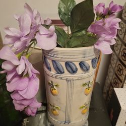 Lemon Citrus 🍋  Spaghetti Canister Missing Lid