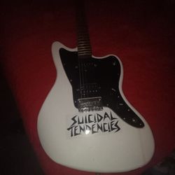 Fender Squier Affinity Jazzmaster White Body Black Pickguard