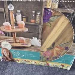The Pioneer Woman Celia 2-Tier Lazy Susan