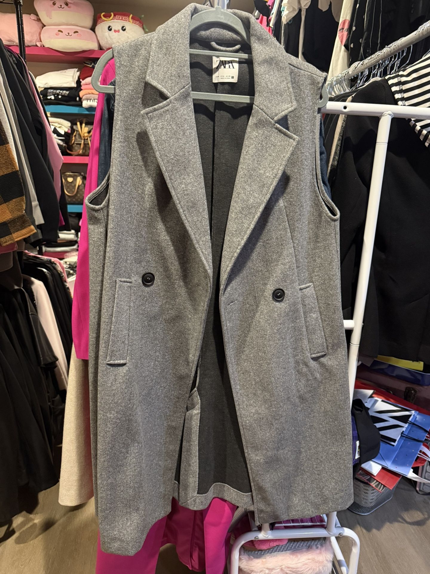 8 Women’s Wool and or Cashmere Long Vests