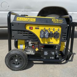 Champion 7500 electric start