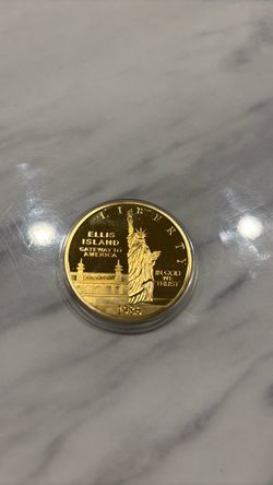 1986-S Statue of Liberty Proof Silver Dollar US Mint Commemorative $1 Capsule