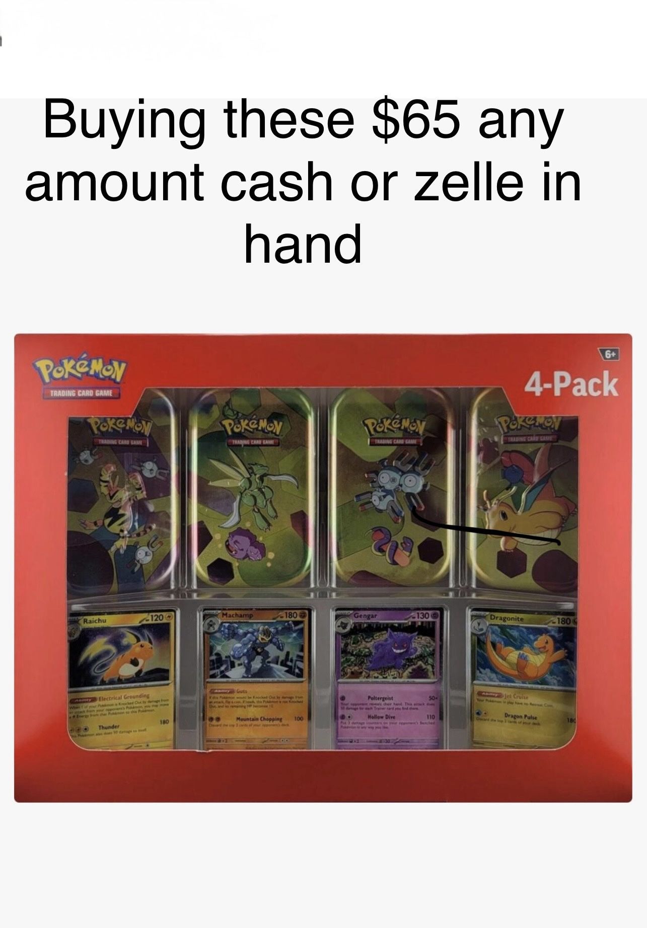 Pokemon 151 4 Pack Tins Sams Club