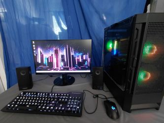 Custom/Whitebox Gaming Desktop Tower/RGB Ryzen 5 2600 RX 570 8GB 500GB SSD