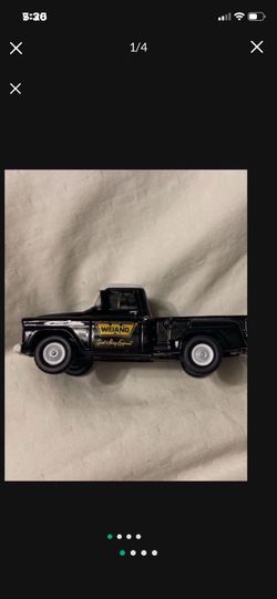 Toy M2 CASTLINE 2021 R75 21-14 BLACK 1958 CHEVROLET APACHE PICKUP TRUCK WEIAND