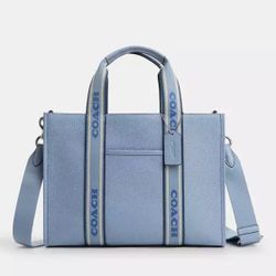 Coach Blue Smith Tote Purse Handbag