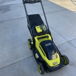 RYOBI 40V HP Brushless 20 in. Cordless Battery Walk Behind Push Lawn Mower with 6.0 Ah Battery and Charger