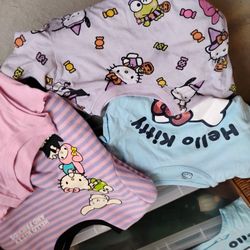 Hello Kitty Shirts And Sweat Shirt 
