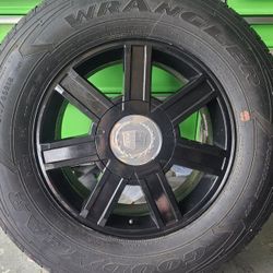 ☆ SET of FOUR Escalade Chevrolet GMC Wheels Rims 6x5.5 GoodYear Tires 6x139.7  Silverado Tahoe Yukon