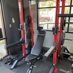 SQUAT RACKS🔹WORKOUT SPORTS FITNESS GYM EQUIPMENT 