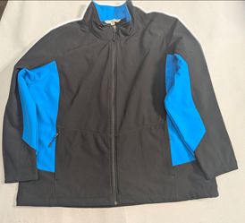 Port Authority Ladies 4XL Black Blue Core Color Soft Shell Jacket New Full Zipper