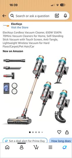 Cordless vacuum