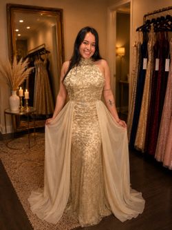 JJ005 ✨ Golden Empress Formal Gown ✨