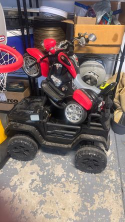 Kids Toys Jeep And Motorcycles
