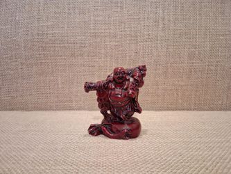 Vintage Money Buddha Statue, 3.5" Wealth Buddha Altar Decor, Wealth, Prosperity, Financial Succes