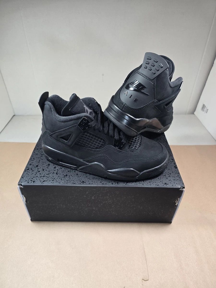 Nike Air Jordan 4 IV Black Cat Noir 13.5c