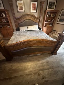 Oversize California king bed frame