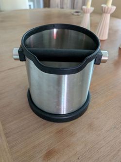 Espresso knock box - 60.8oz/1800ml stainless steel
