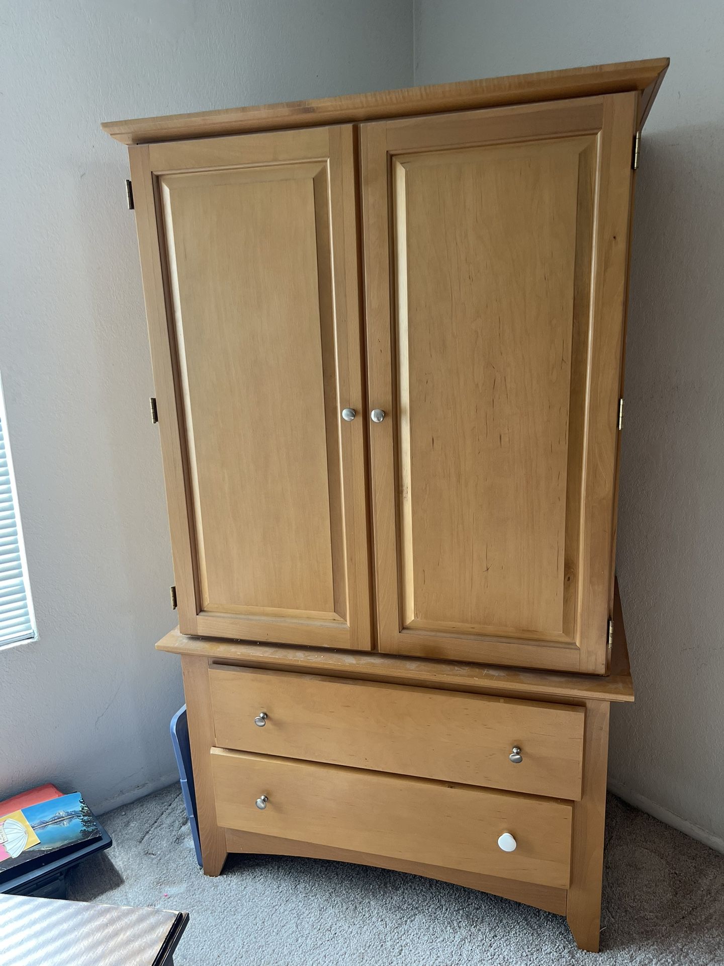 Free Armoire And Dresser With Mirror (not Pictured)