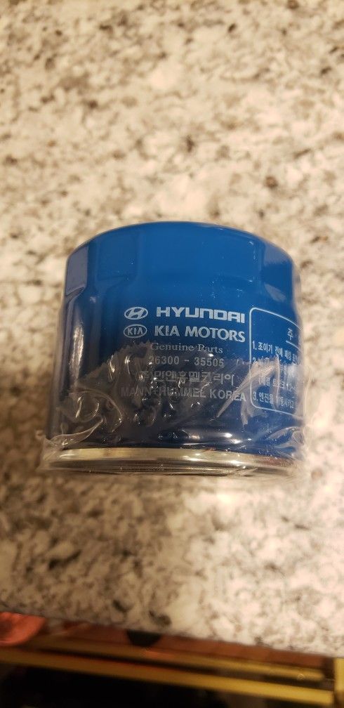 5 New Hyundai Or Kia Oil Filters